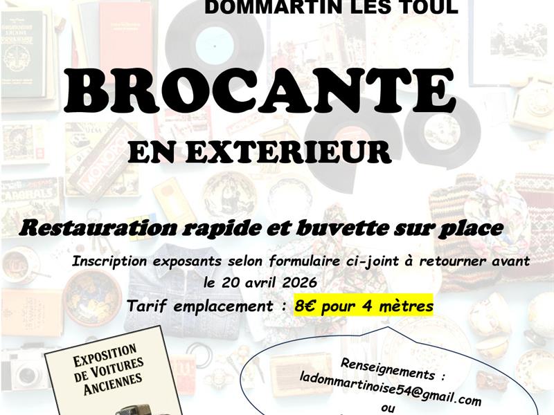 Brocante et exposition voiture ancienne