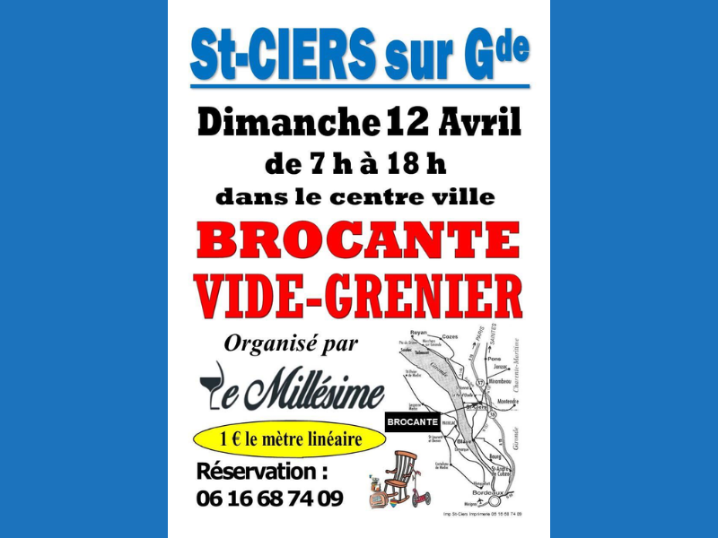Brocante Vide Grenier à Saint-Ciers sur Gironde