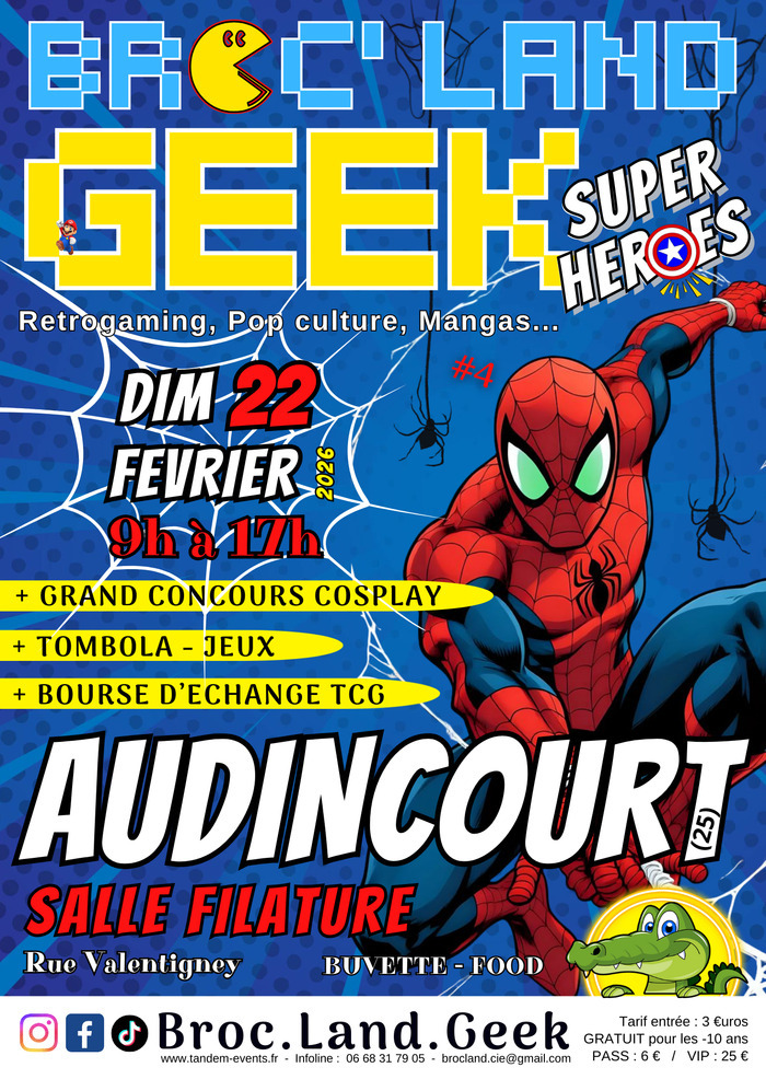 Broc’Land Geek ESPACE JAPY – LA FILATURE Audincourt Dimanche 22 février Broc'Land Geek ESPACE JAPY - LA FILATURE Audincourt