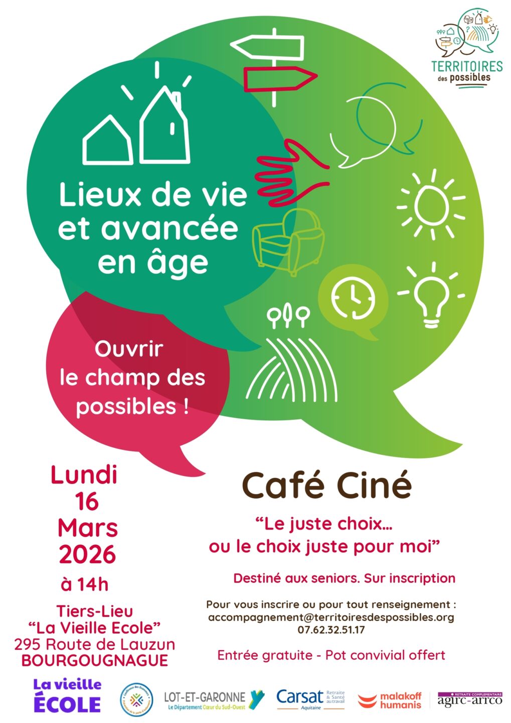 Café ciné Les choix ou le choix juste pour moi