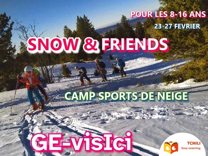 Camp d’hiver GE-visIci – Sports de neige P+R du Trèfle-Blanc Genève Camp d'hiver GE-visIci – Sports de neige P+R du Trèfle-Blanc Genève