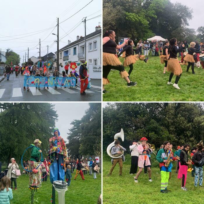 Carnaval des écoles Bellevue Chantenay Sainte-Anne Parc de la Boucardière Nantes