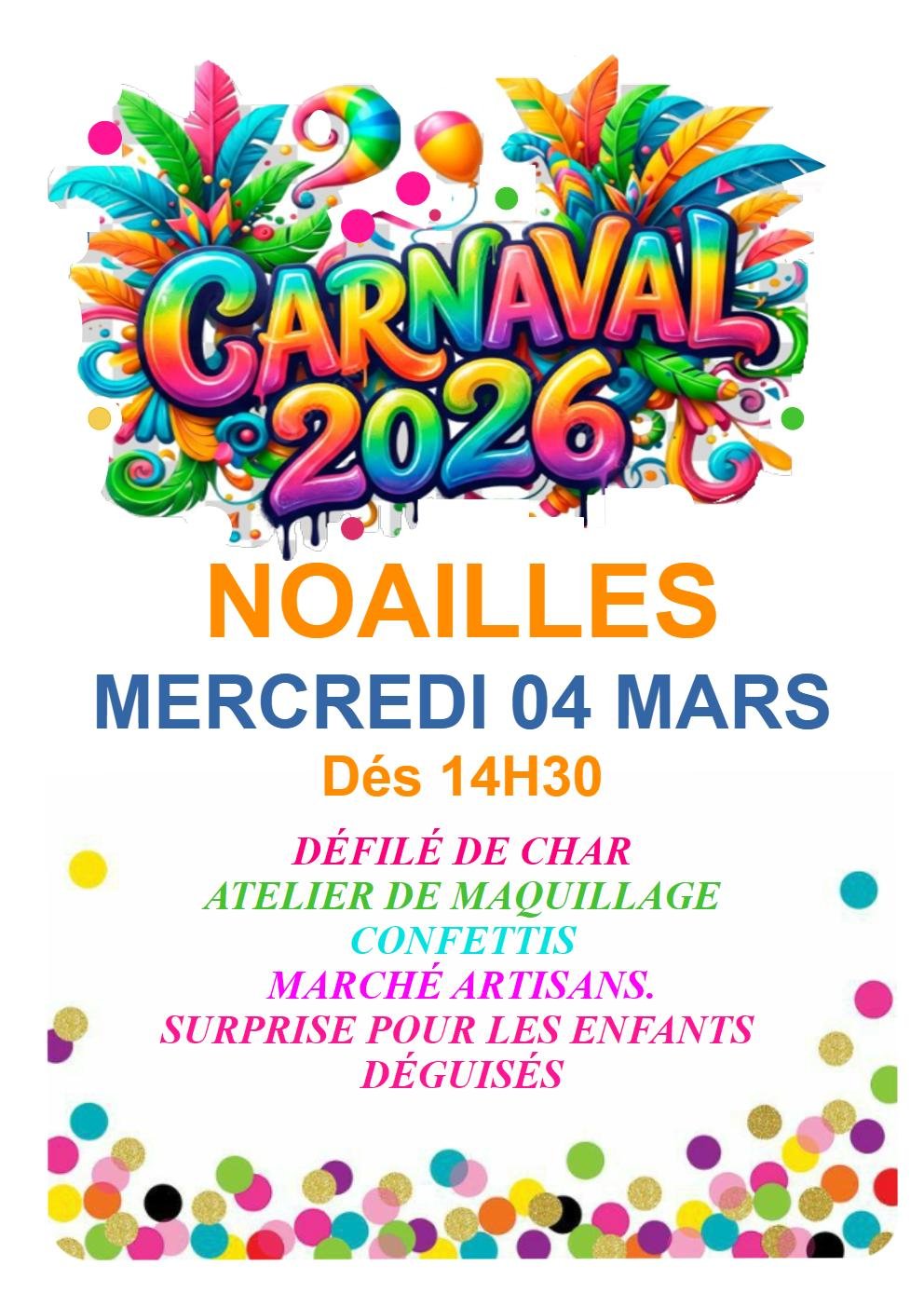 Carnaval Le bourg Noailles 2026-03-04 Carnaval
