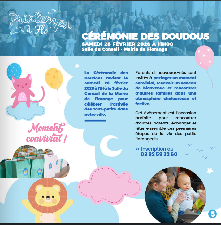 Cérémonie des doudous 134 Grand Rue Florange 2026-02-28 Cérémonie des doudous