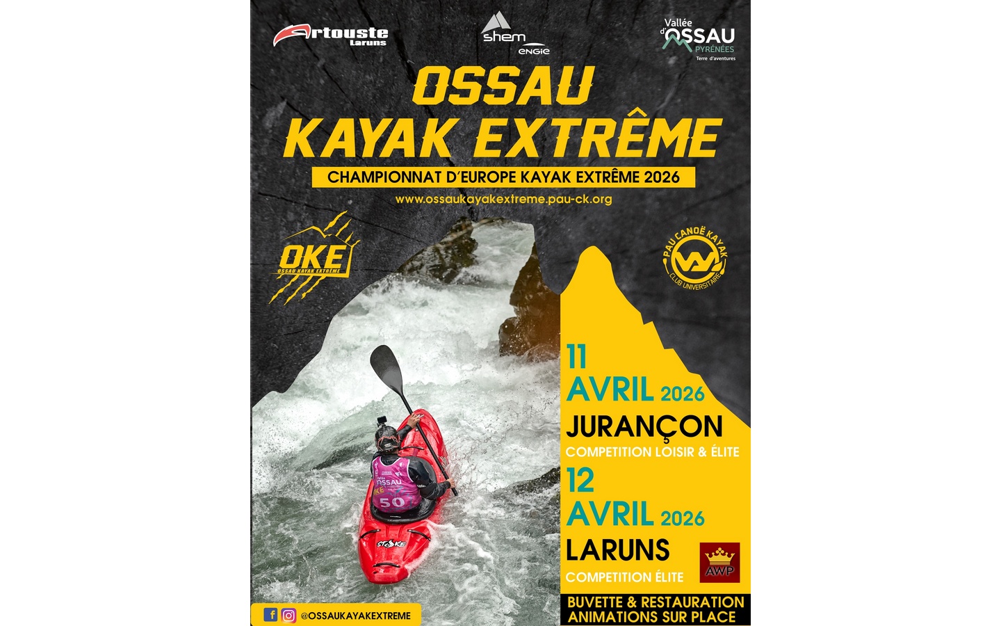 Championnat Europe Kayak Extrême