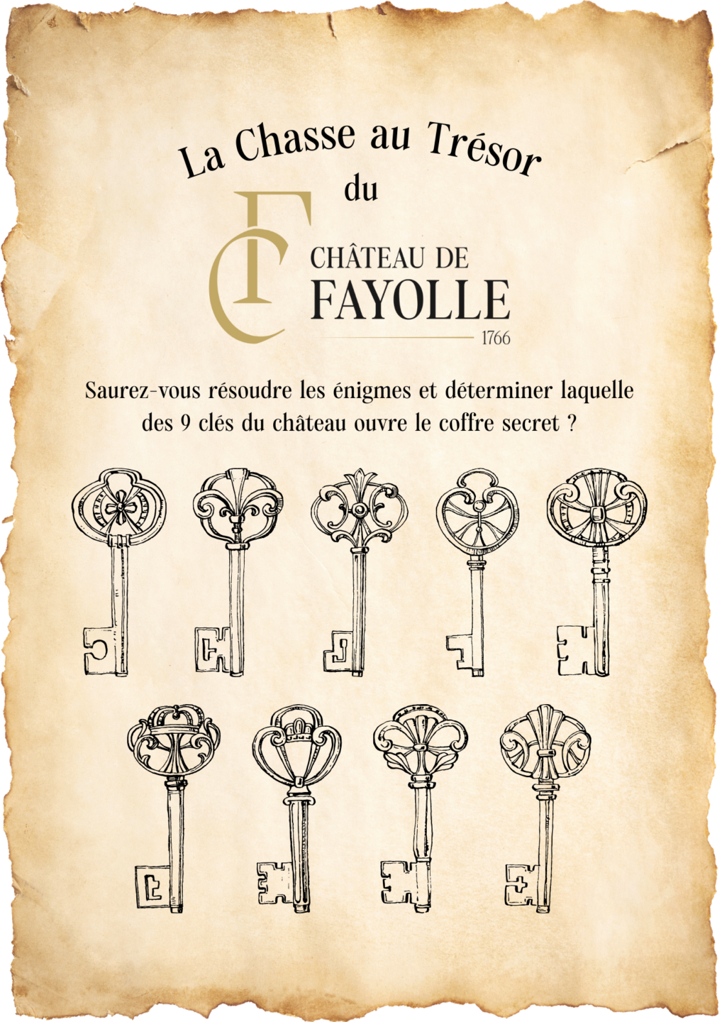 Chasse au trésor du château de Fayolle