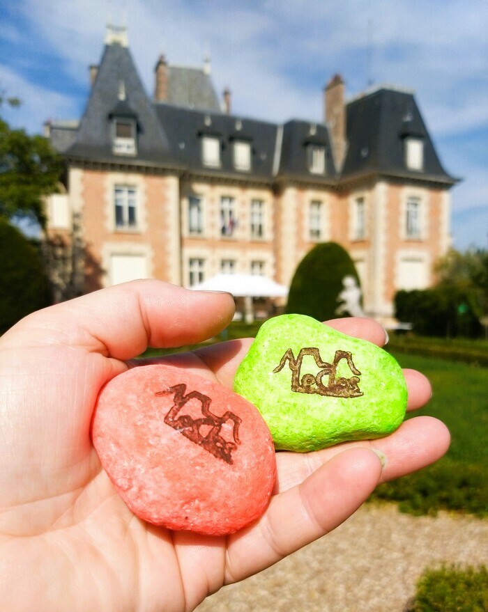 Chasse aux galets Jardin du clos Poincaré Sampigny