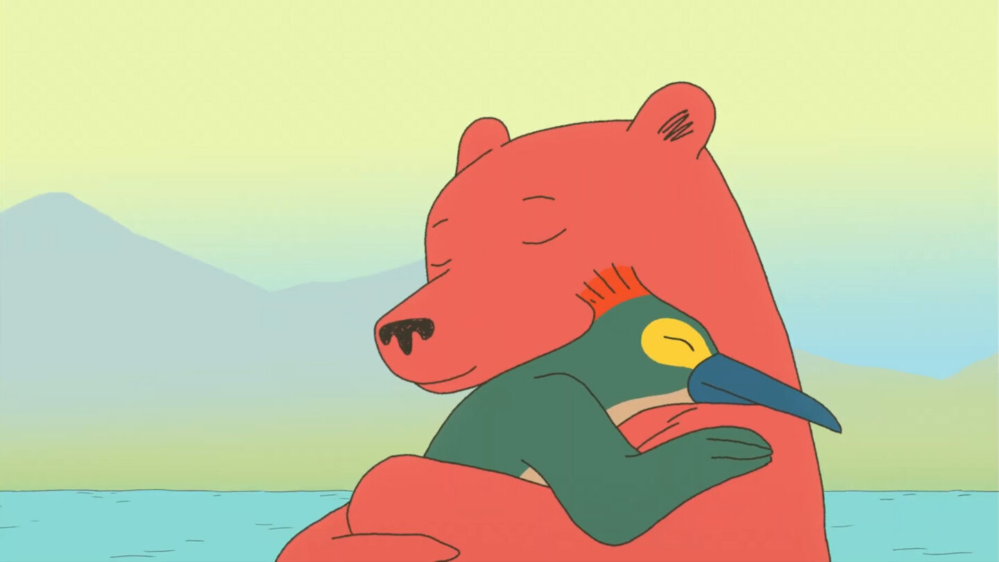 Ciné à croquer L'ours et l'oiseau