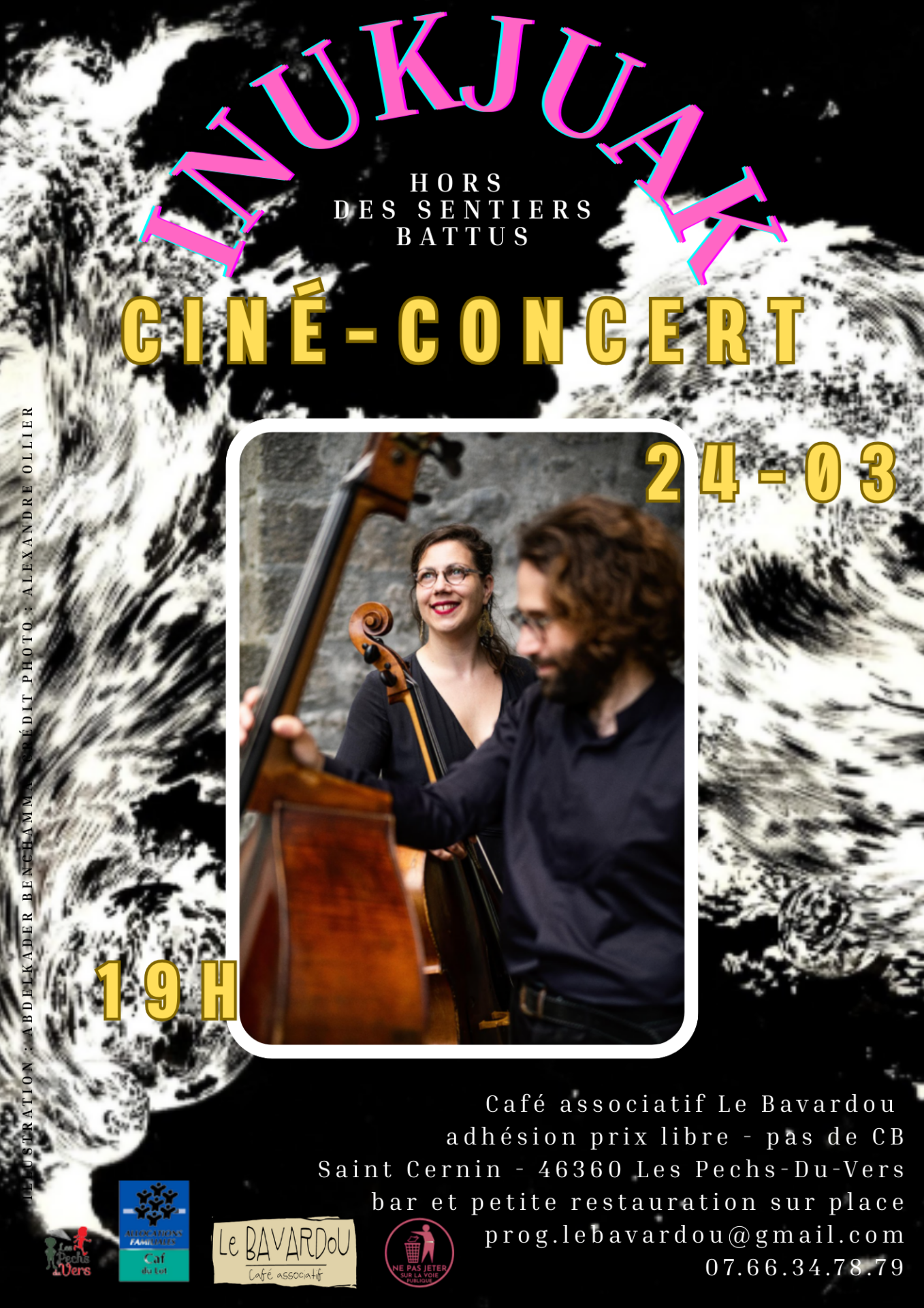 Concert au Bavardou Manua The Groove messangers Salle de la garenne Les Pechs du Vers