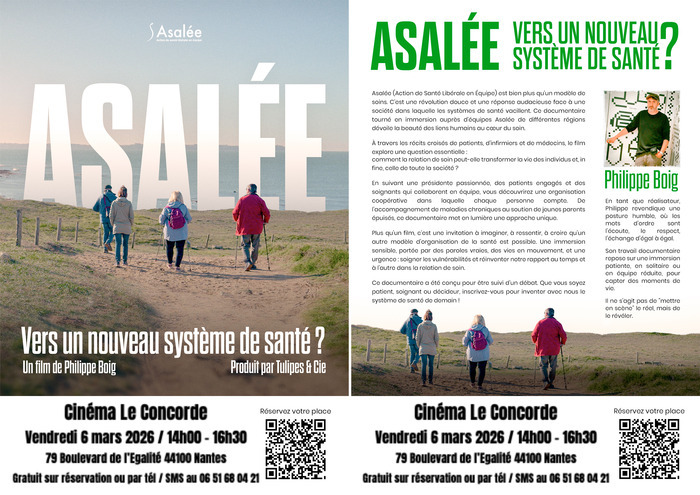 Ciné-débat autour du dispositif ASALEE Cinéma le Concorde Nantes