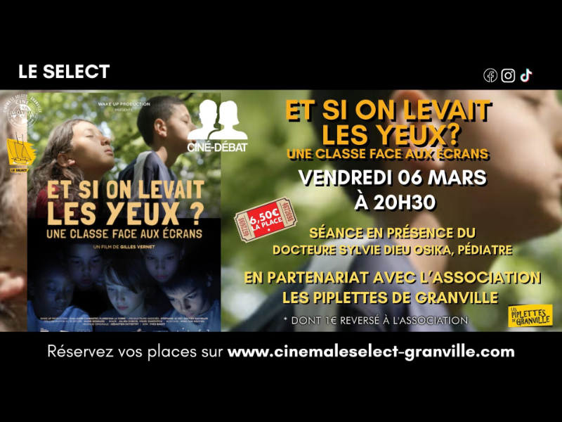 Ciné-débat et si on levait les yeux ? une classe face aux écrans