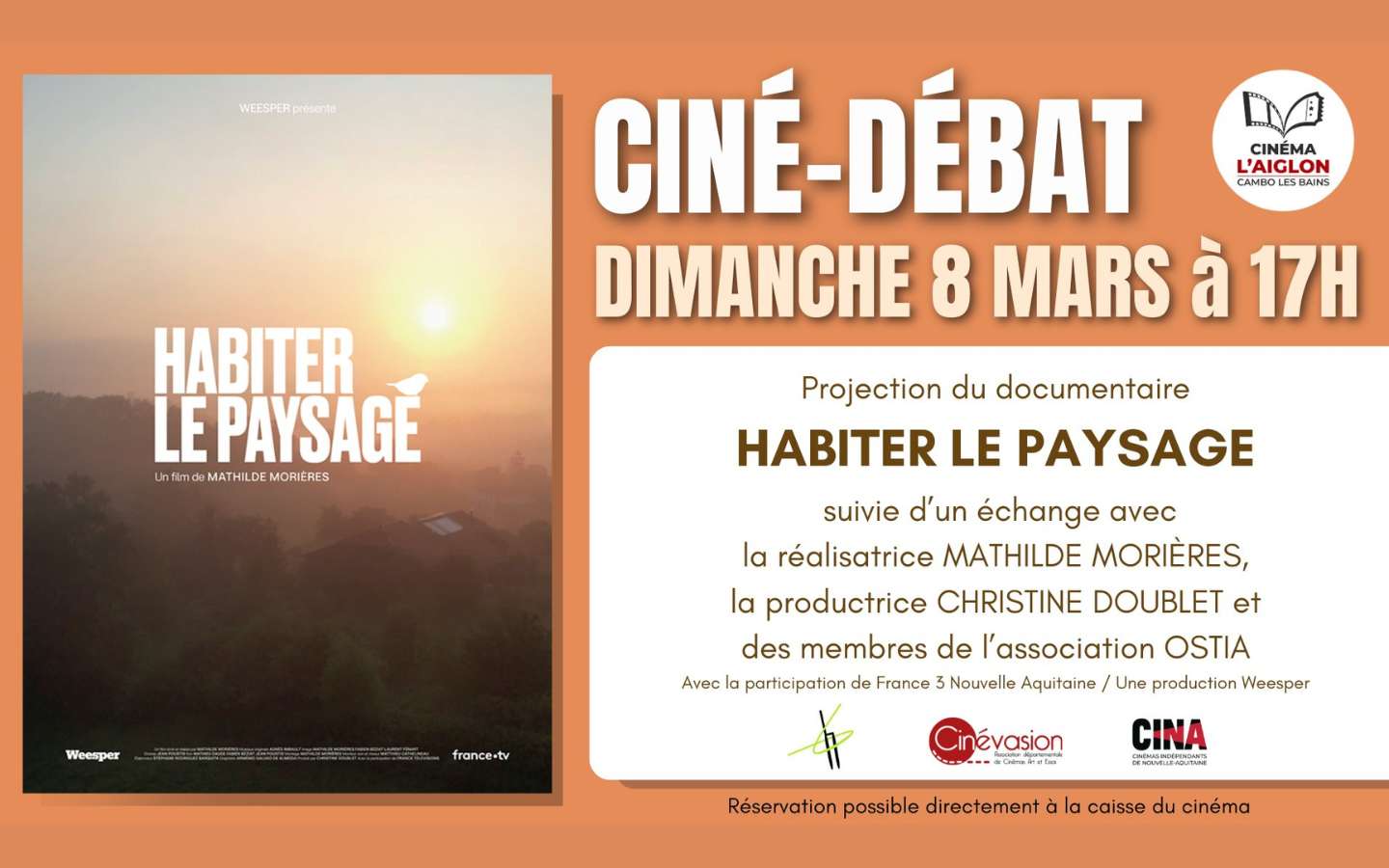 Ciné-débat Habiter le paysage