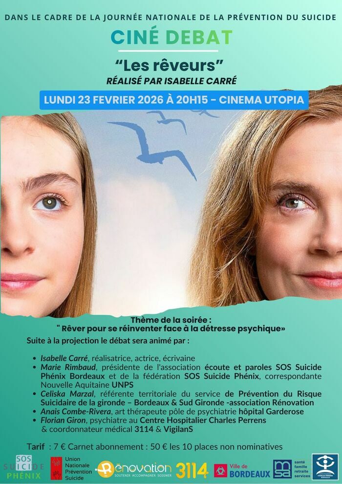 Ciné débat : "Les rêveurs"' Cinéma Utopia Bordeaux