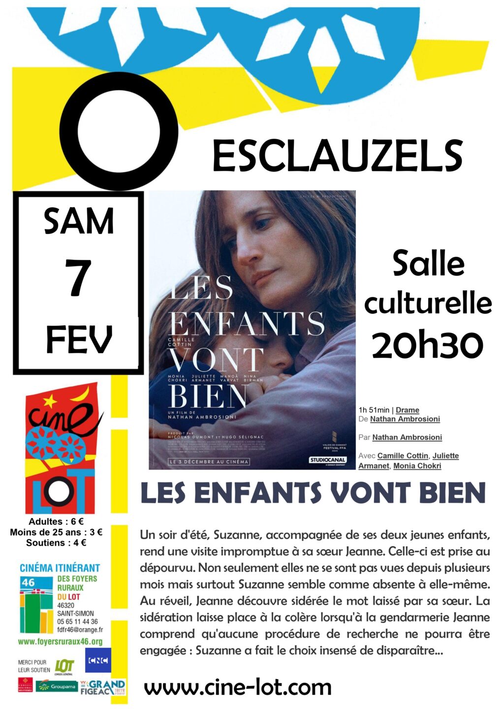Ciné-Lot à Esclauzels: Les enfants vont bien