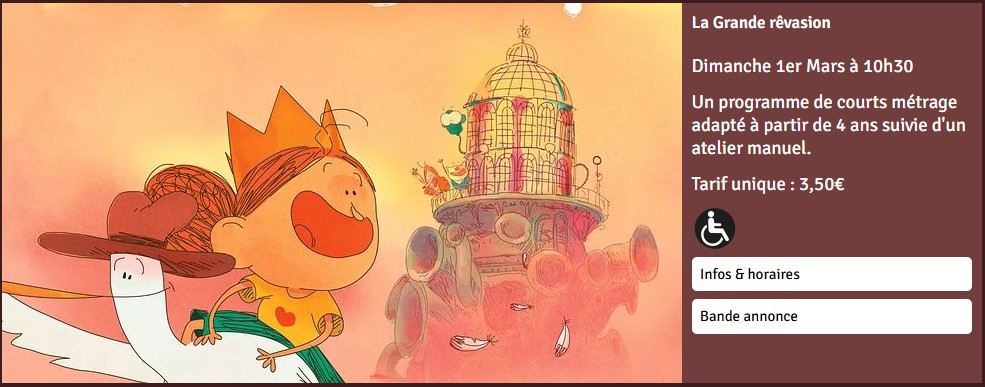 Ciné Pitchoun La Grande Rêvasion