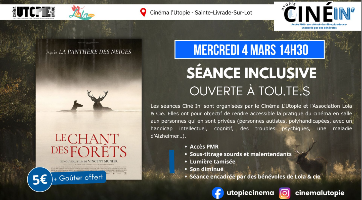 Ciné'IN Le chant des forêts