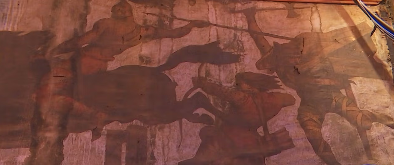 Fresque de 1852 retrouvée au Cirque d’Hiver Bouglione