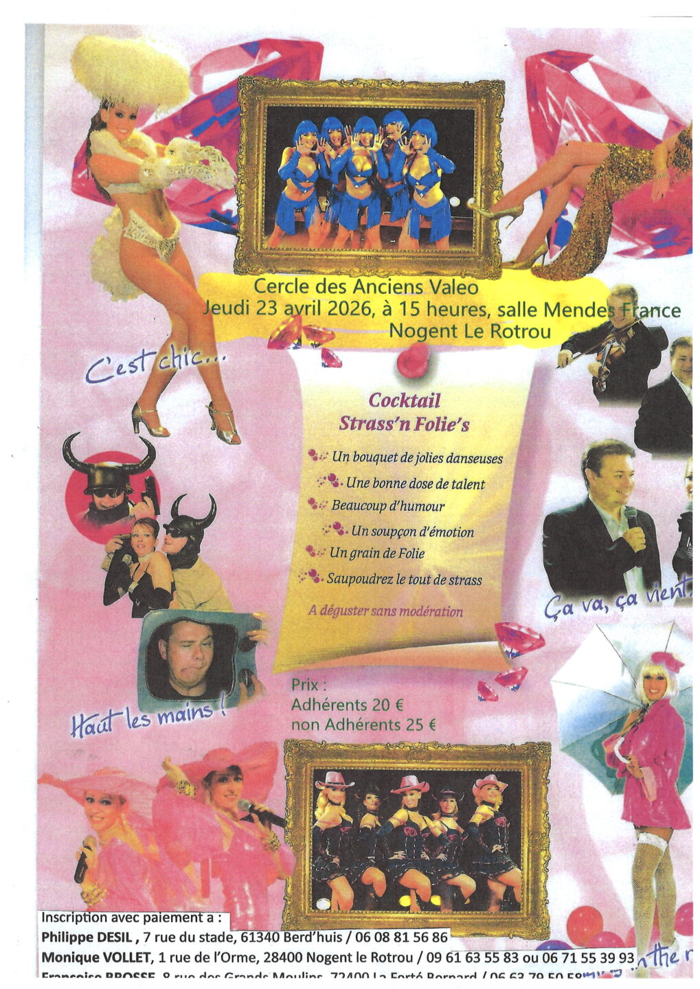 Cocktail Srass'n Folie's Organisé par le cercle des anciens de Valéo