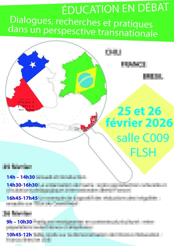 Colloque doctoral "L’Éducation en Débat" Faculté des Lettres et des Sciences Humaines de l'Université de Limoges. Campus Vanteaux Limoges