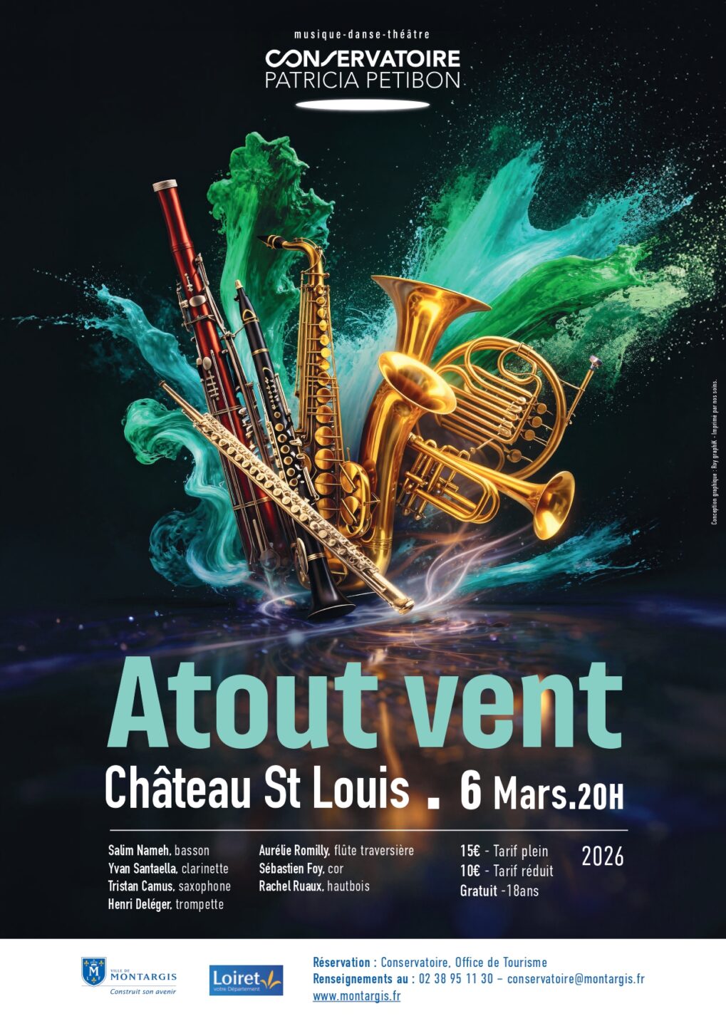 Concert A Tout Vent conservatoire Patricia Petitbon