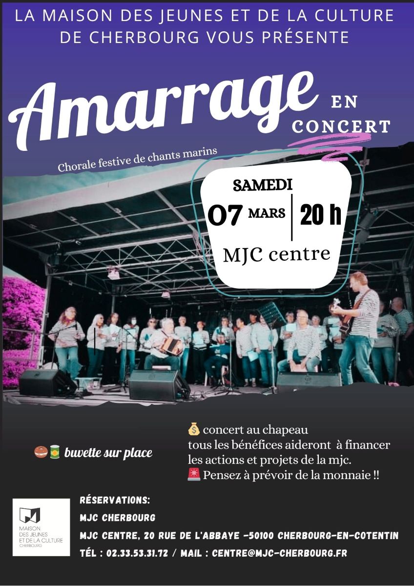 Concert Amarrage Chorale festive de chants marins