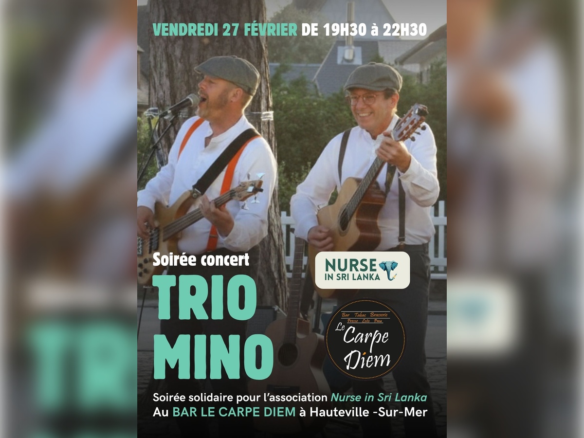Concert au Carpe Diem Trio Mino