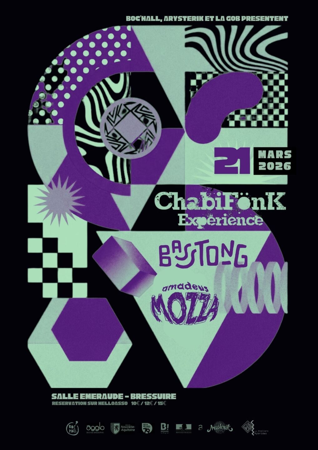 Concert CHABIFÖNK + BASSTONG + AMADEUS MOZZA