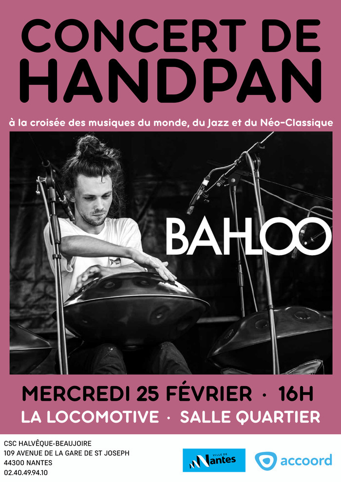 Concert de handpan Maison de Quartier La Locomotive Nantes