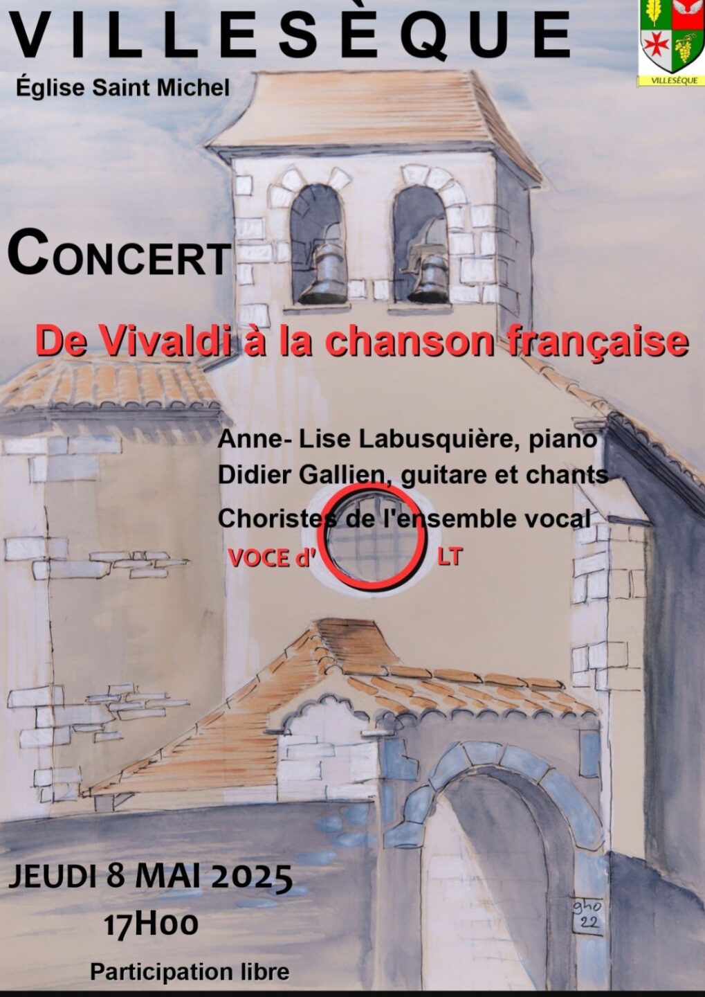 Concert de la chorale Voce d'Olt