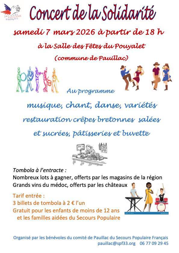 Concert de la solidarité du Secours Populaire