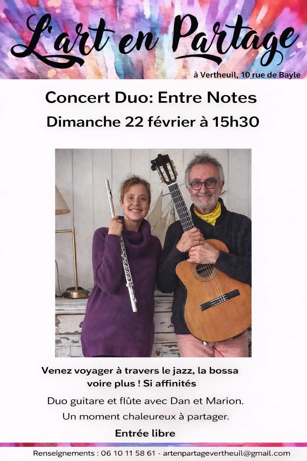 Concert Duo Entre Notes