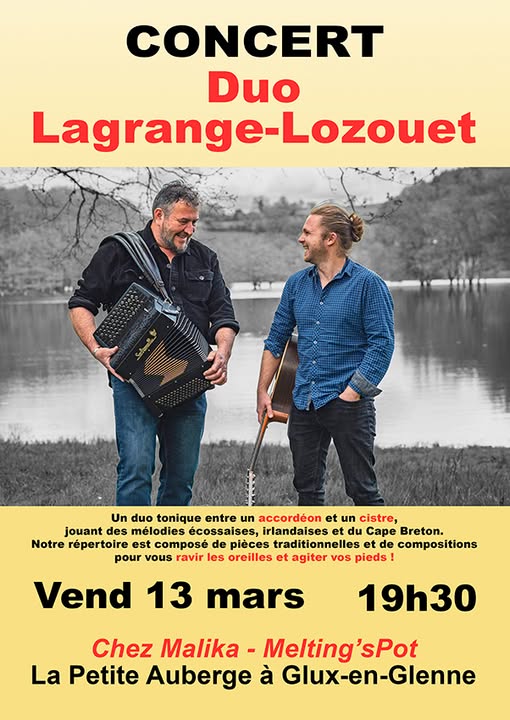 Concert Duo Lagrange Lozouet