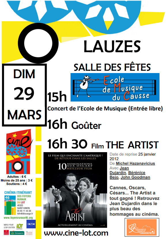 Concert et Ciné Lot à Lauzès