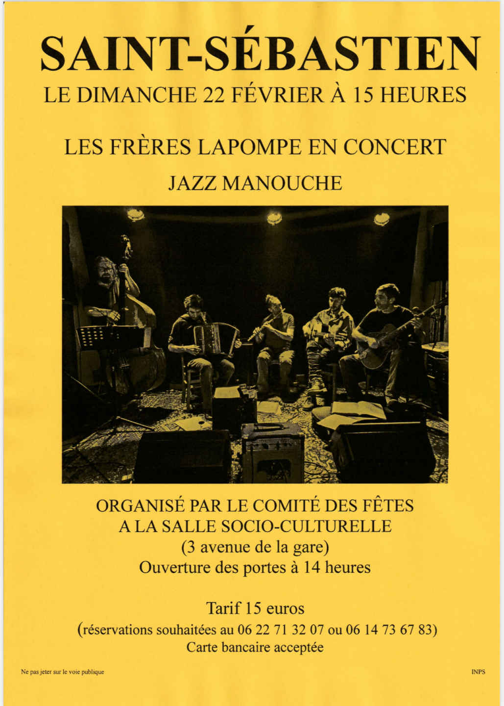 Concert les frères Lapompe
