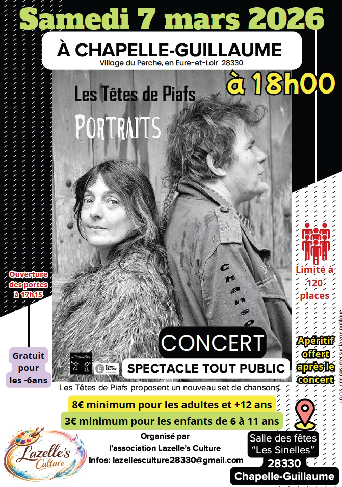 Concert Les Têtes de Piafs