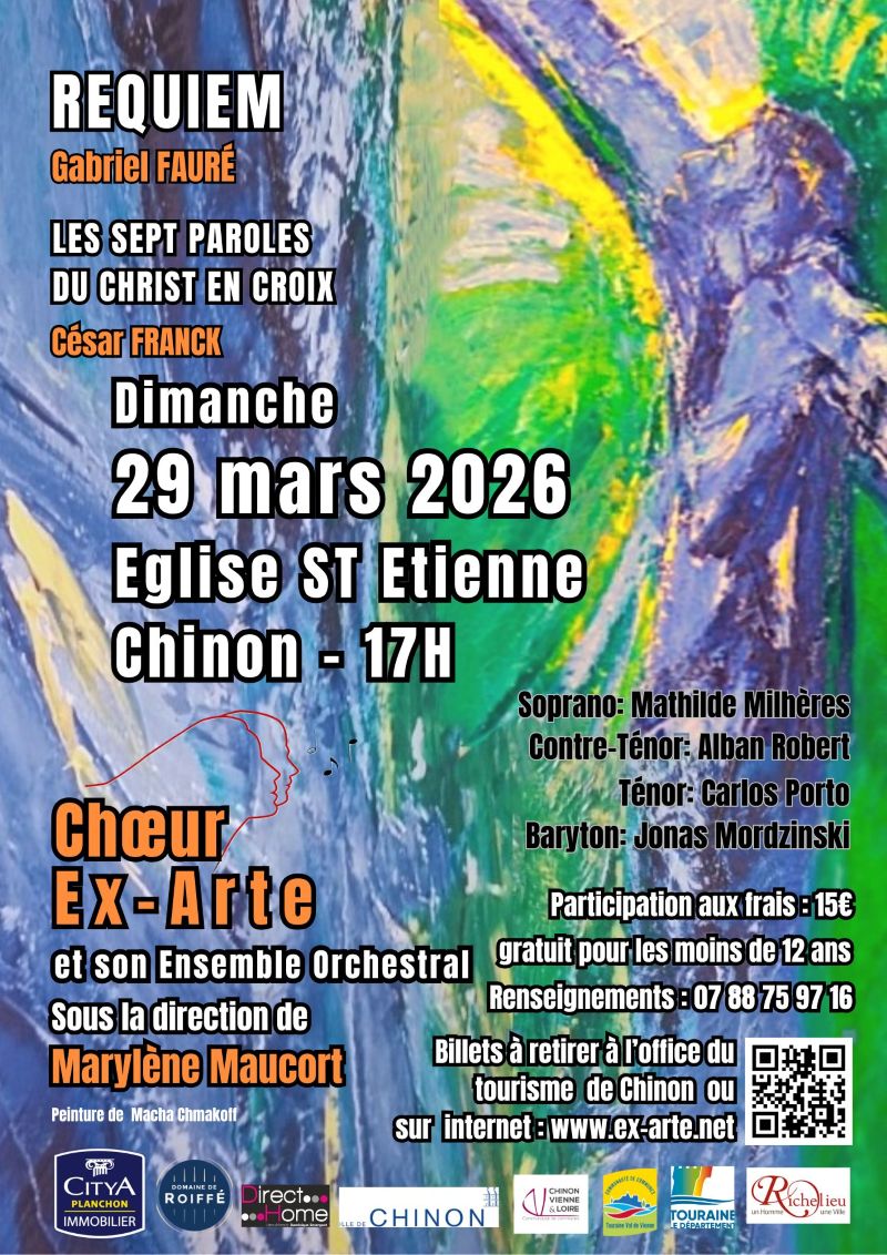 Concert Requiem et Les Sept Paroles du Christ en Croix par Ex-Arte