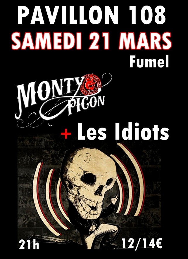 Concert Rock Punk Monty Picon Les Idiots