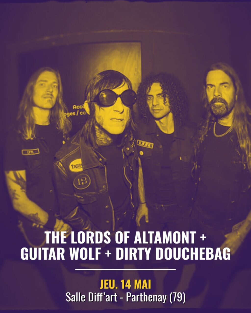 Concert The Lords of Altamont + Guitar wolf + Pussy Miel Diff&rsquo;art Parthenay