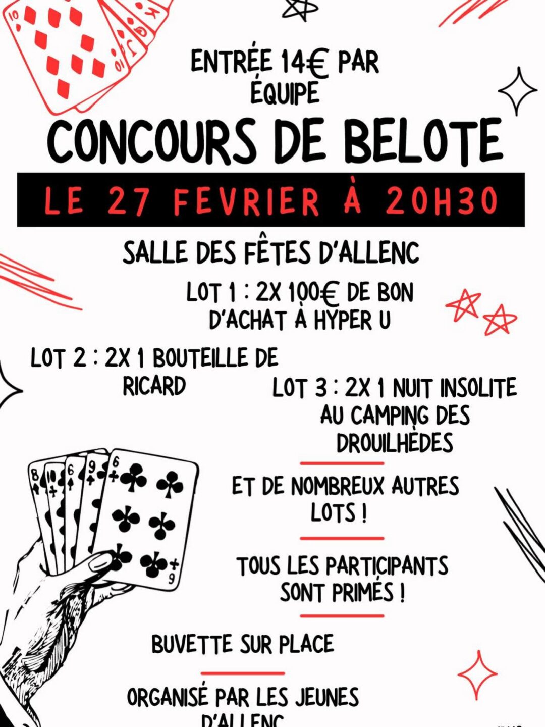 CONCOURS DE BELOTE
