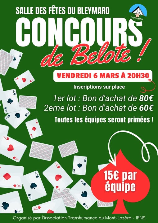 CONCOURS DE BELOTE