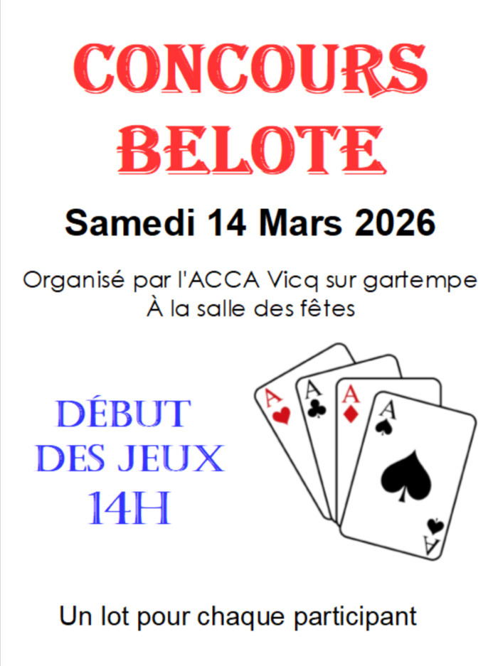 Concours de belote