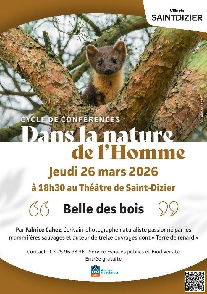 Conférence : Belle des Bois Théâtre de Saint-Dizier Saint-Dizier