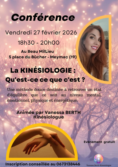 Conférence La kinésiologie qu'est-ce que c'est?