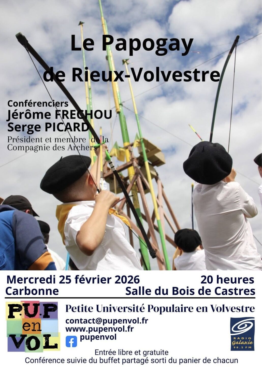 CONFÉRENCE LE PAPOGAY DE RIEUX-VOLVESTRE