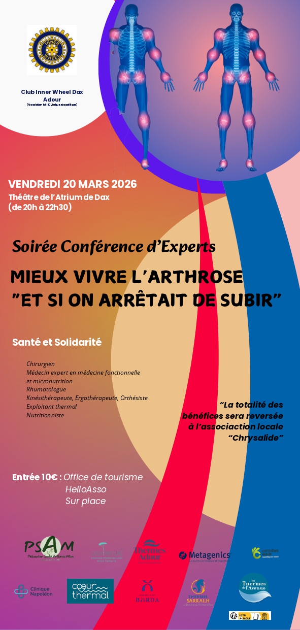 Conférence Mieux vivre avec l'arthrose