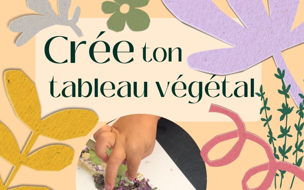 Crée ton tableau végétal ! Bibliothèque Drouot  Paris