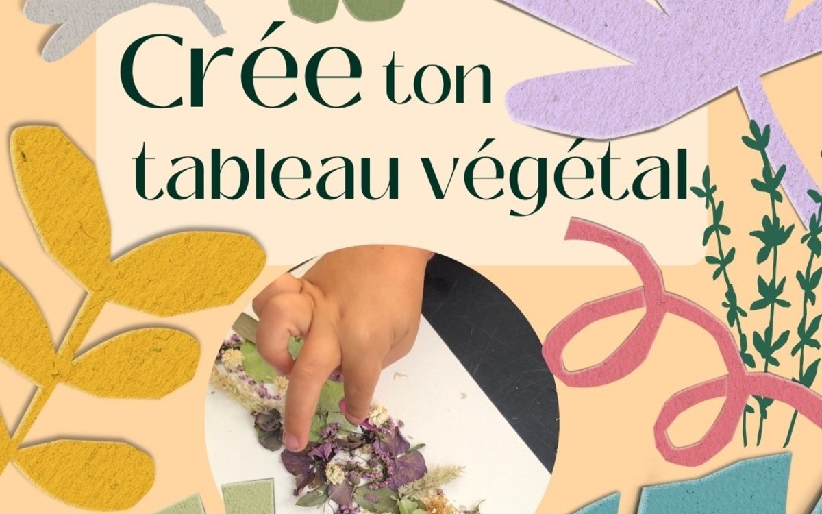 Crée ton tableau végétal ! Bibliothèque Drouot  Paris