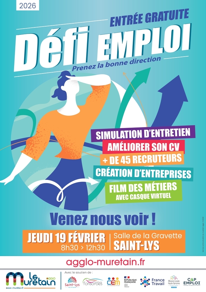 Défi emploi du Muretain-agglo à Saint-Lys, Défi-emploi, Saint-Lys