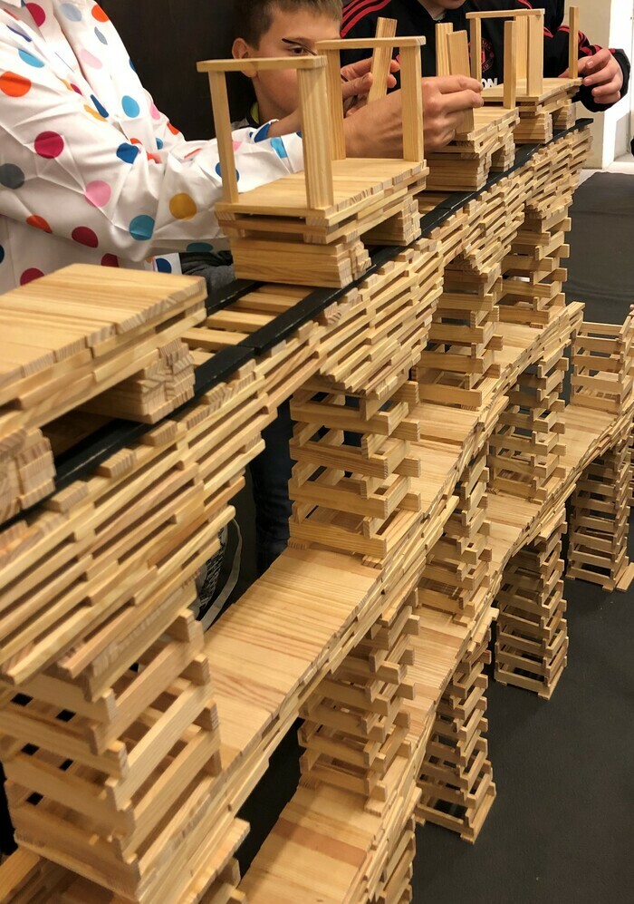 Défi KAPLA Maison Rouge musée des vallées cévenoles Saint-Jean-du-Gard