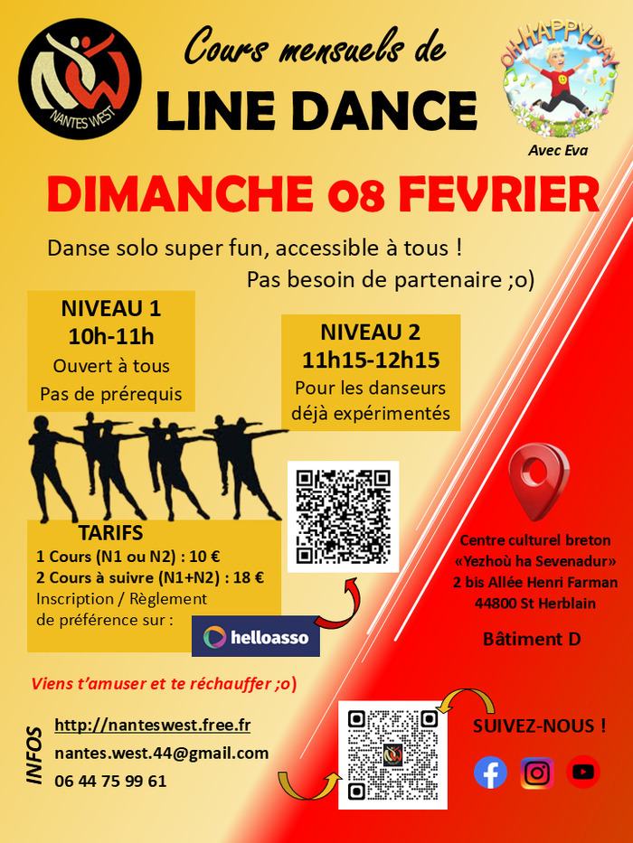 Deux cours de Line Dance
